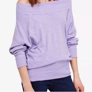 Free People Palisades lilac sweater